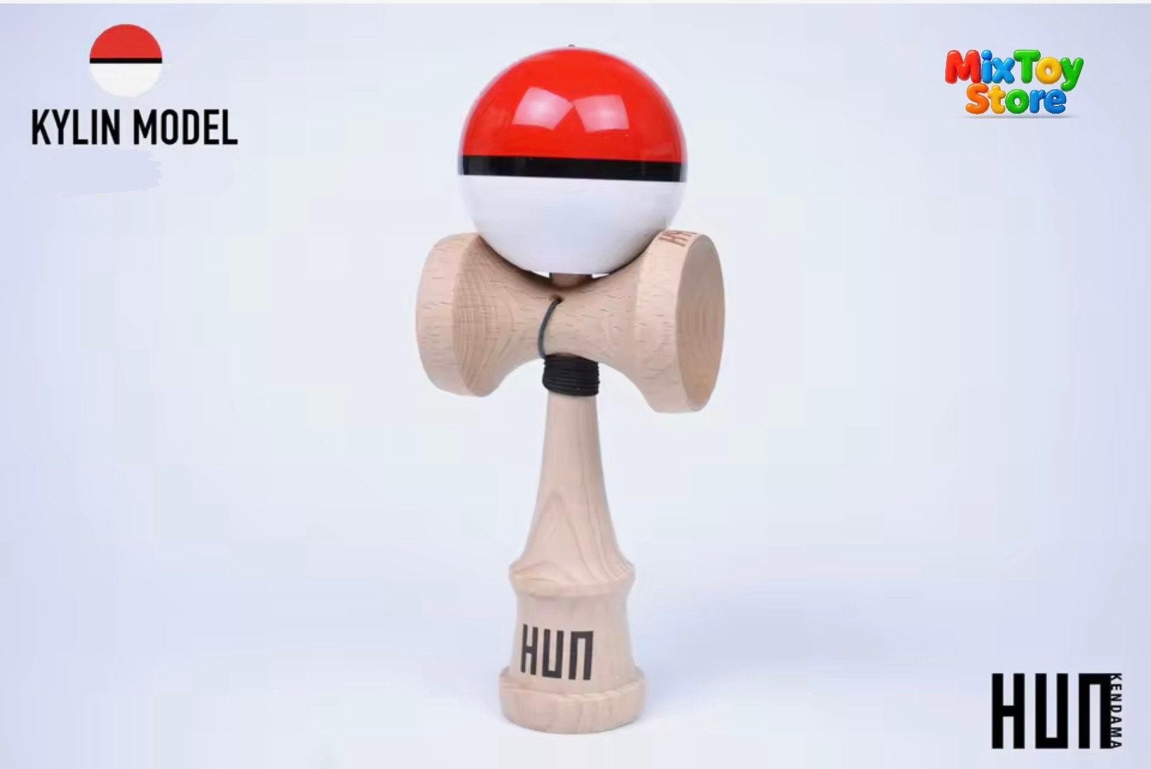 Kendama HUN – Pro Skill Series (Glossy & Rubber Paint Finish)