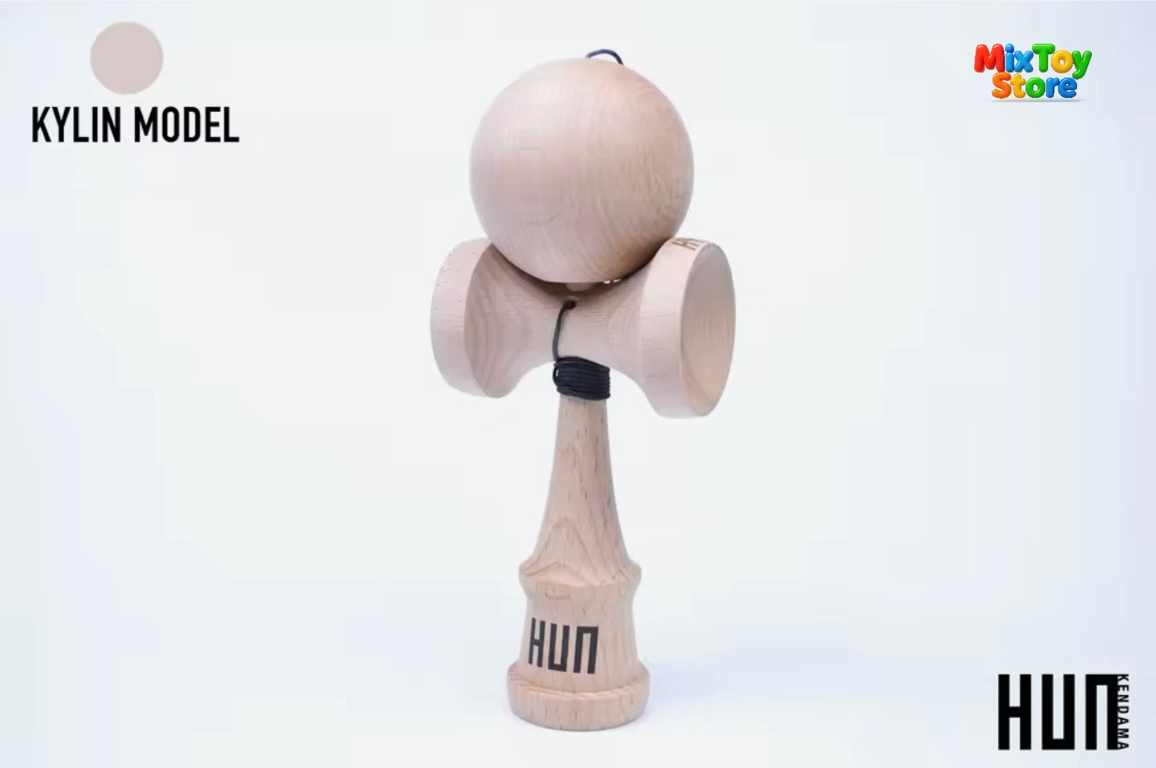 Kendama HUN – Pro Skill Series (Glossy & Rubber Paint Finish)