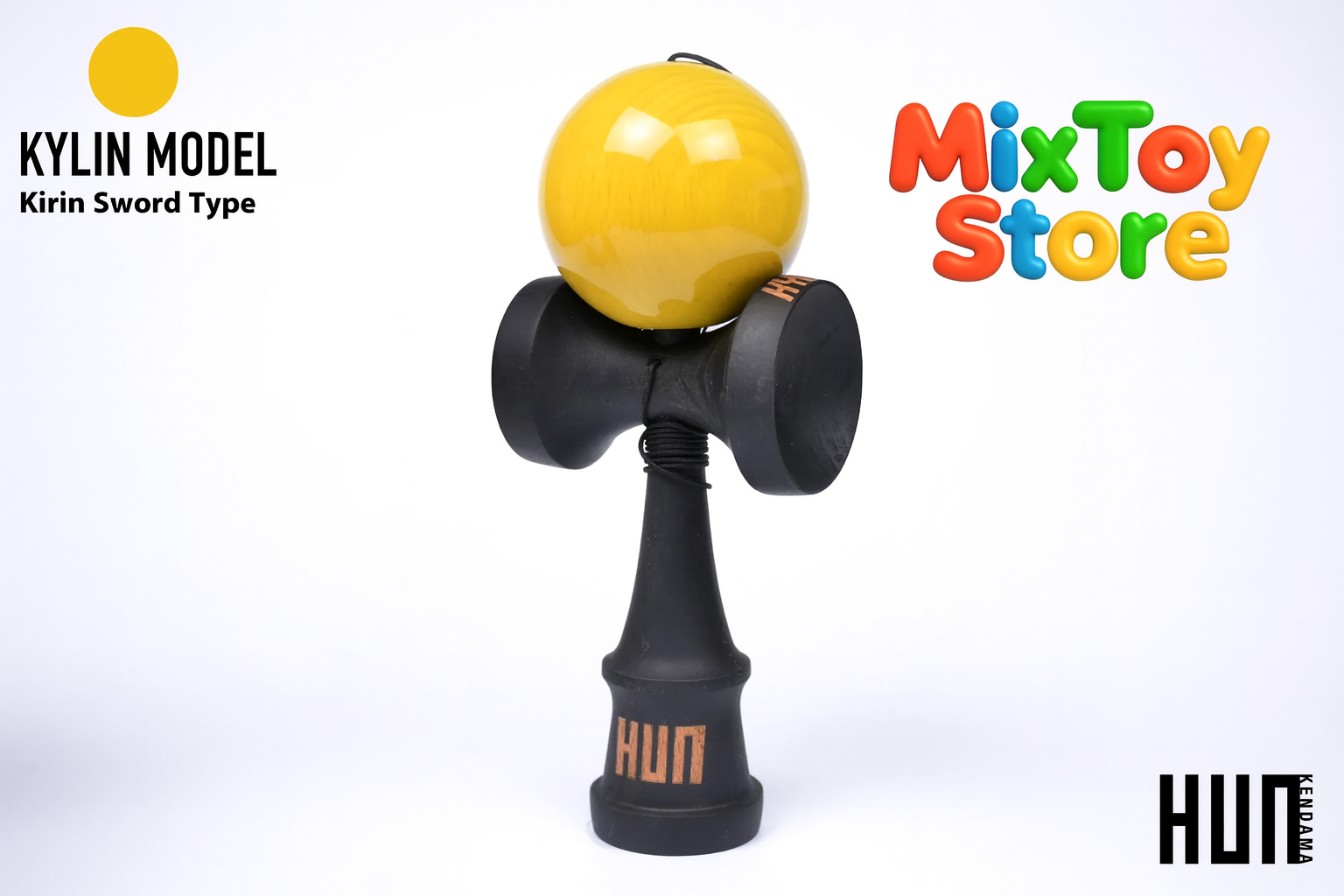 Kendama HUN – Pro Skill Series (Glossy & Rubber Paint Finish)