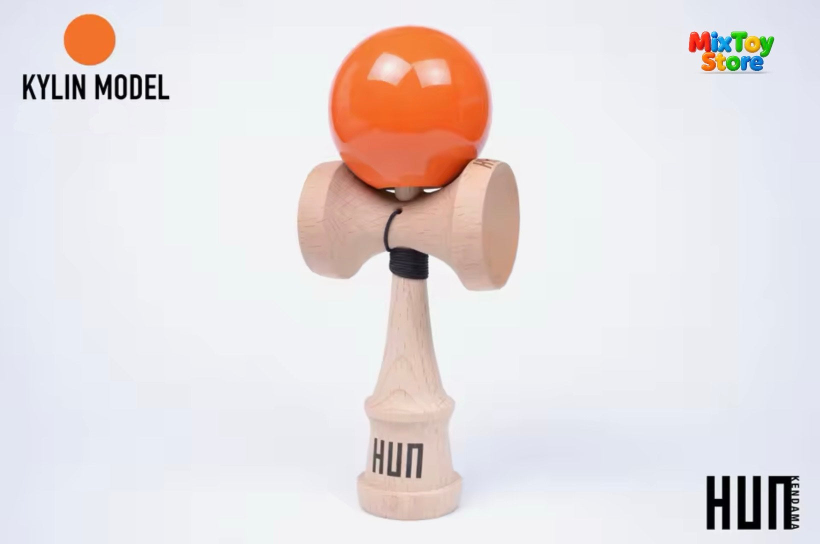 Kendama HUN – Pro Skill Series (Glossy & Rubber Paint Finish)