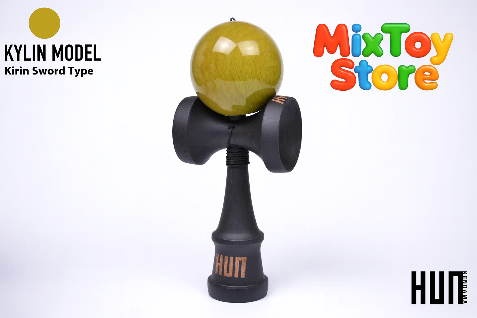 Kendama HUN – Pro Skill Series (Glossy & Rubber Paint Finish)