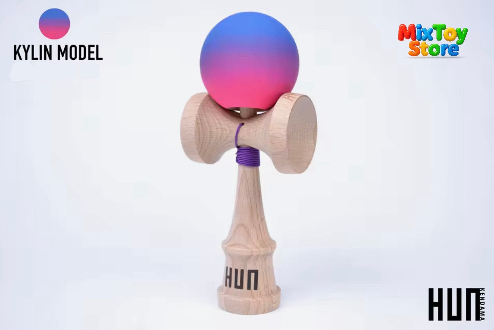 Kendama HUN – Pro Skill Series (Glossy & Rubber Paint Finish)