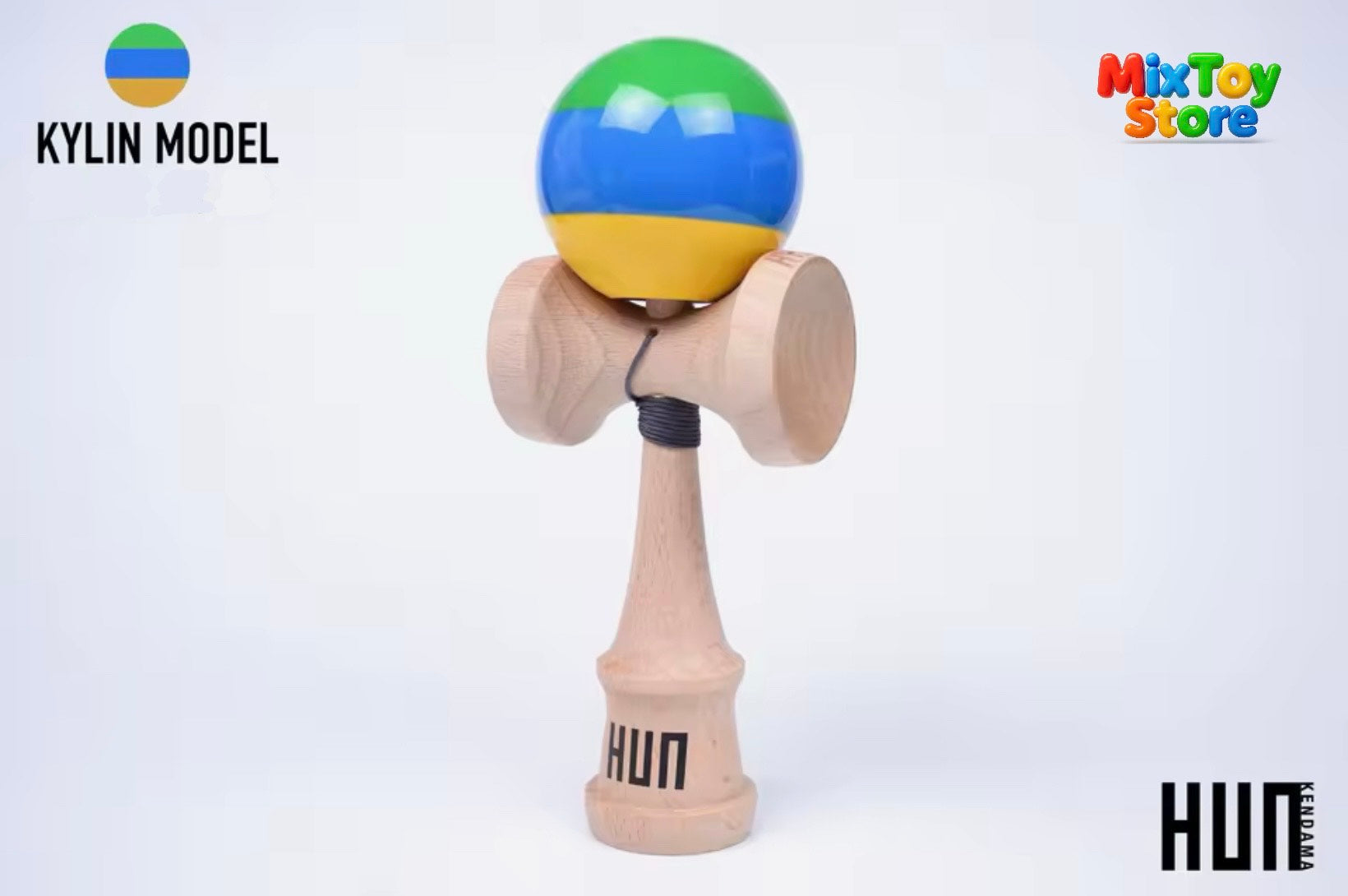 Kendama HUN – Pro Skill Series (Glossy & Rubber Paint Finish)
