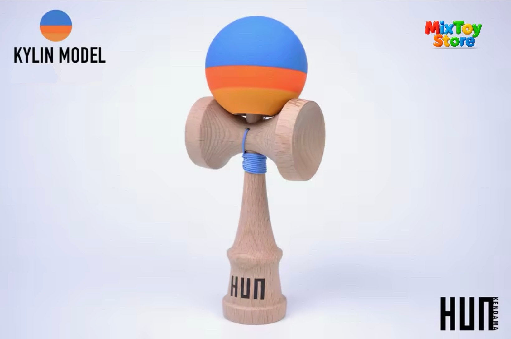 Kendama HUN – Pro Skill Series (Glossy & Rubber Paint Finish)