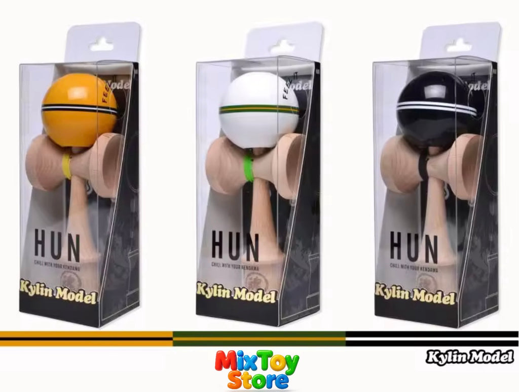 Kendama HUN – Pro Skill Series (Glossy & Rubber Paint Finish)