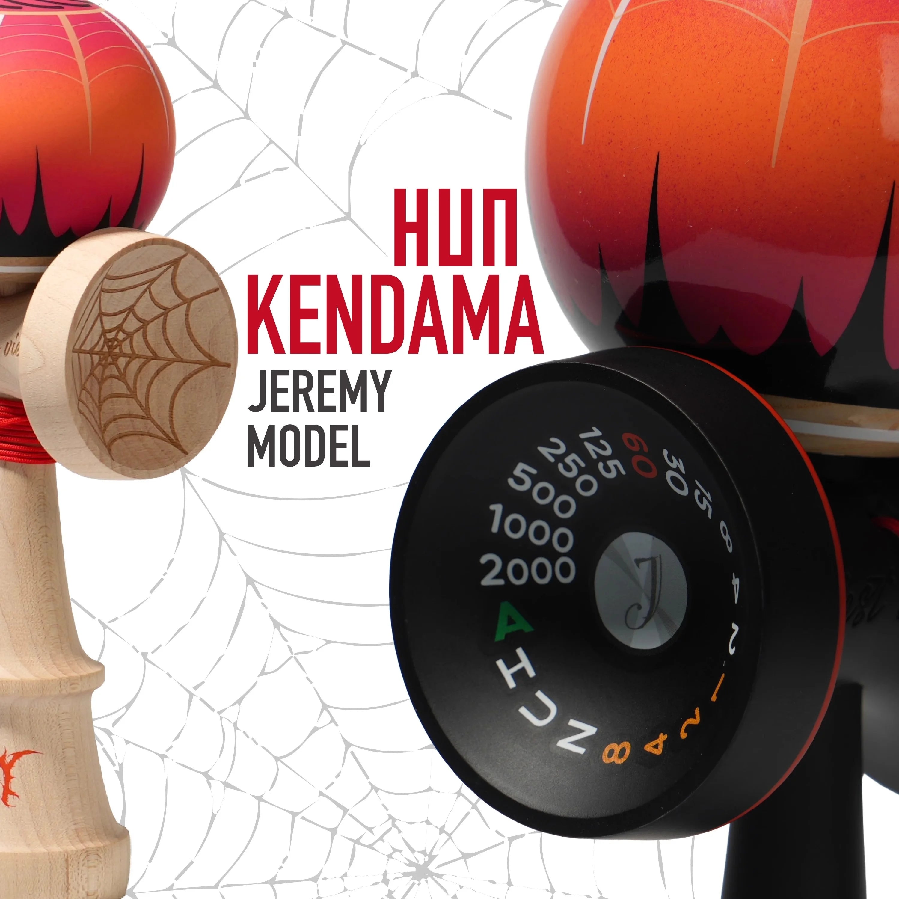 Kendama HUN – Modelul Jeremy, Kendama Profesionala pentru Antrenament si Coordonare