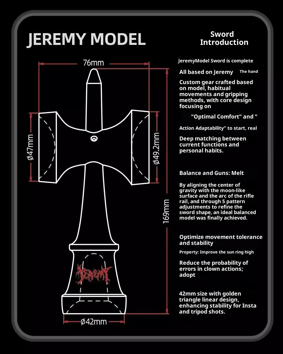 Kendama HUN – Modelul Jeremy, Kendama Profesionala pentru Antrenament si Coordonare