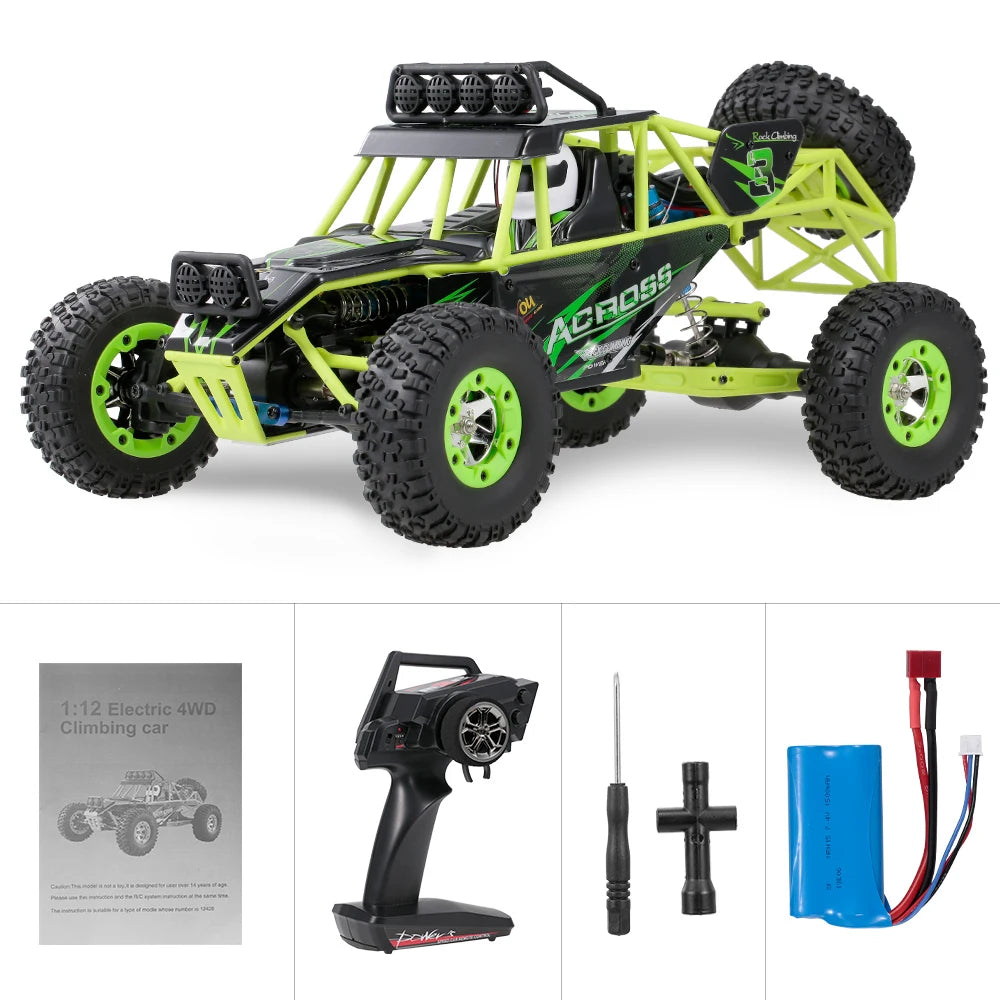 Wltoys Apex Runner 4WD Off-Road RC Truck 1/12 – 50km/h