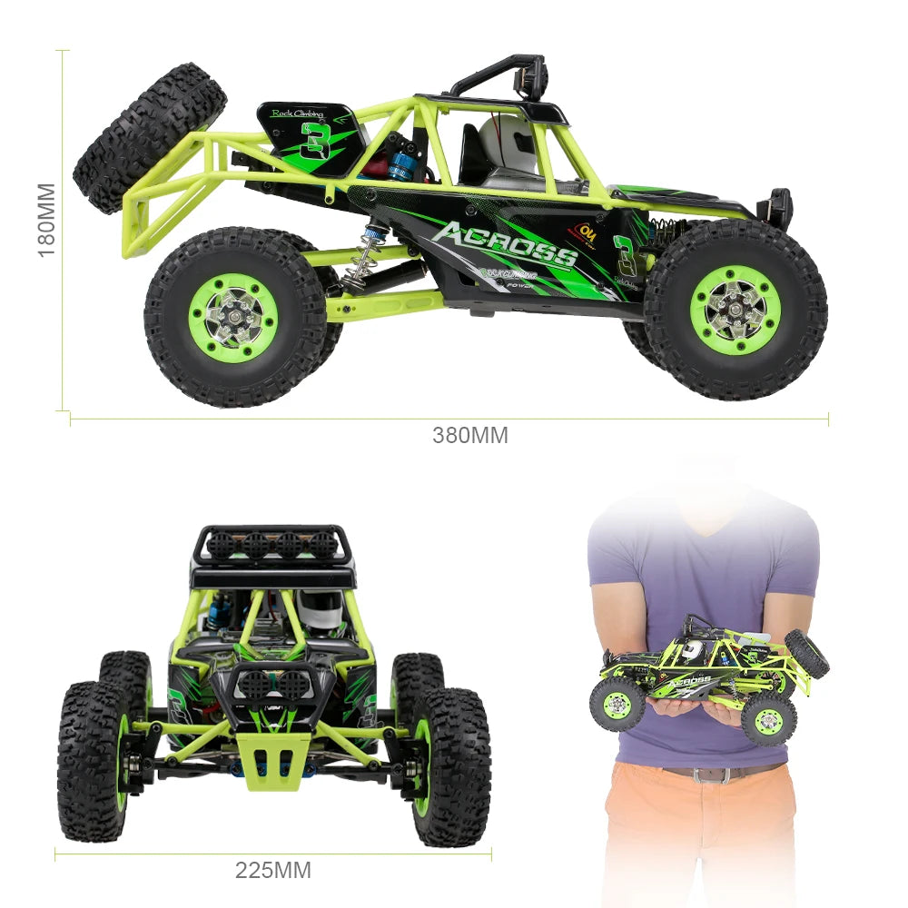 Wltoys Apex Runner 4WD Off-Road RC Truck 1/12 – 50km/h