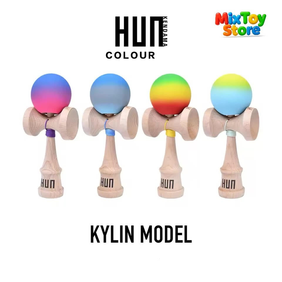 Kendama HUN – Pro Skill Series (Glossy & Rubber Paint Finish)